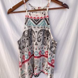 Elephant Tribal Tank Top